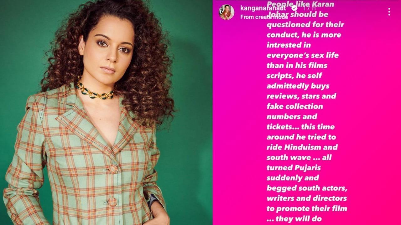 Kangana Ranaut Is Back! Taking A Dig At Brahmastra, She Questions Karan Johar On Box Office Numbers