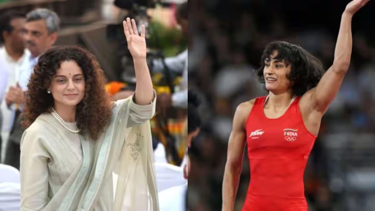 Kangana Ranaut Reacts To Vinesh Phogat`s Olympic Win, Sparks Controversy