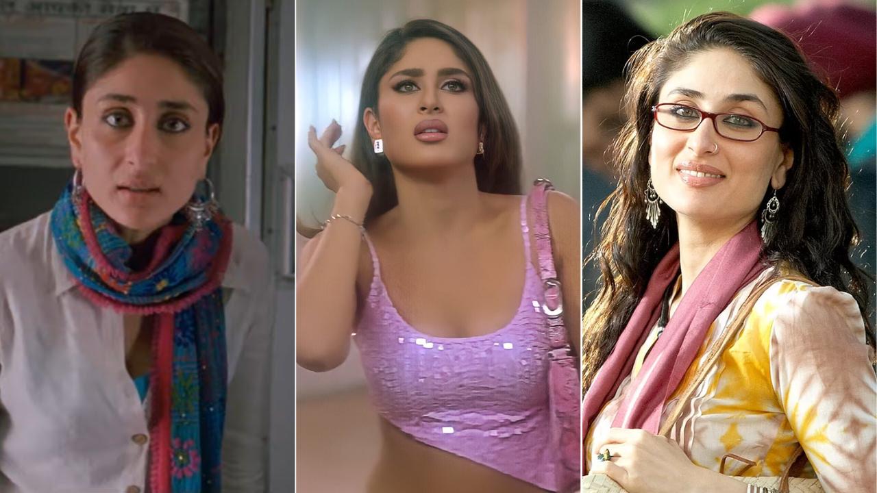 Kareena Kapoor Khan in Jab We Met, Kabhi Khushi Khabhi Gham, and 3 Idiots