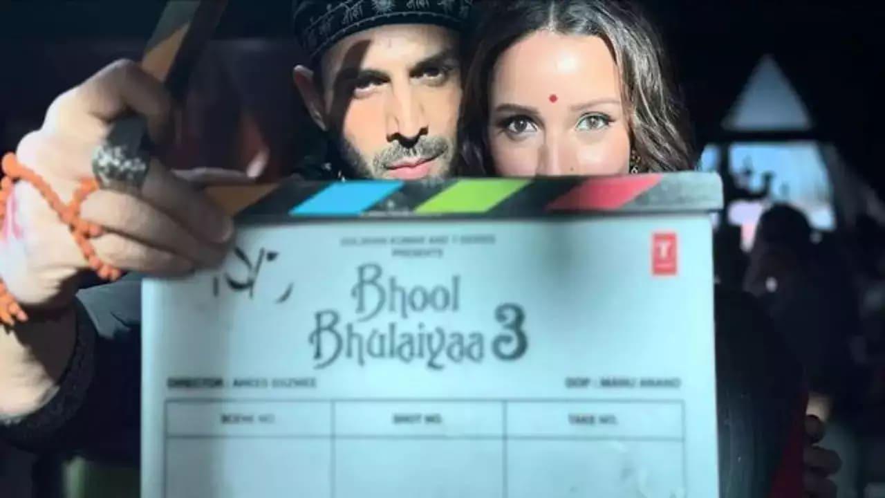 Kartik Aaryan, Triptii Dimri Share A Spooky Pic As They Wrap Up First Schedule Of Bhool Bhulaiyaa 3