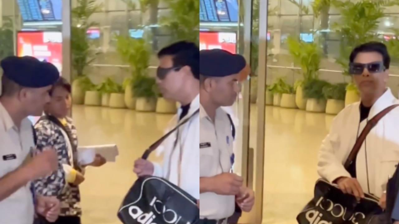 Karan Johar Stopped By Security At The Airport As He Enters Without ID Check, Fans Call Him Entitled
