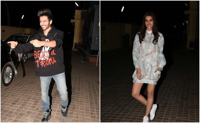 Kriti Sanon and Kartik Aaryan