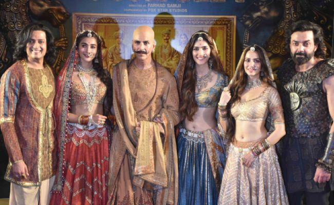 Housefull 4 cast don traditional avatars at the trailer launch