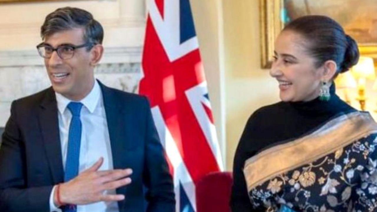 Manisha Koirala Meets UK`s PM Rishi Sunak, Says `It was an Honor`