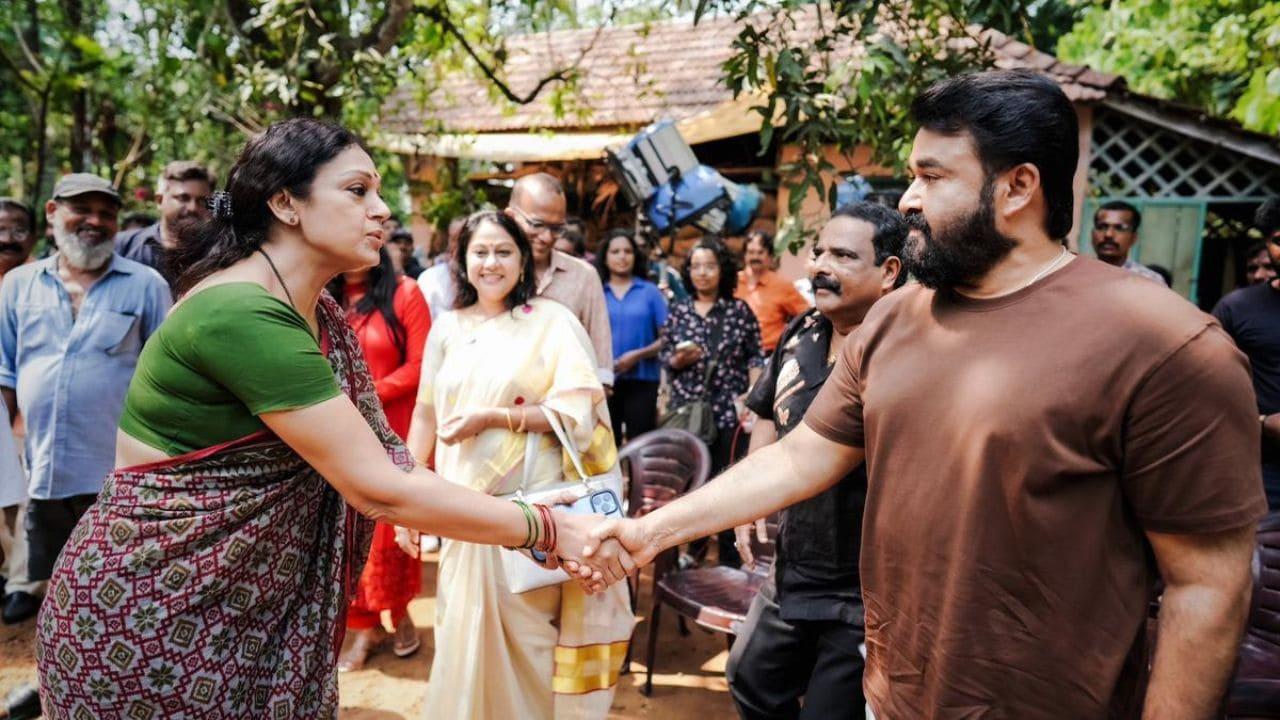 Malayalam Duo Mohanlal and Shobana Reunite for L360 After 20 Years, Shooting Commenced
