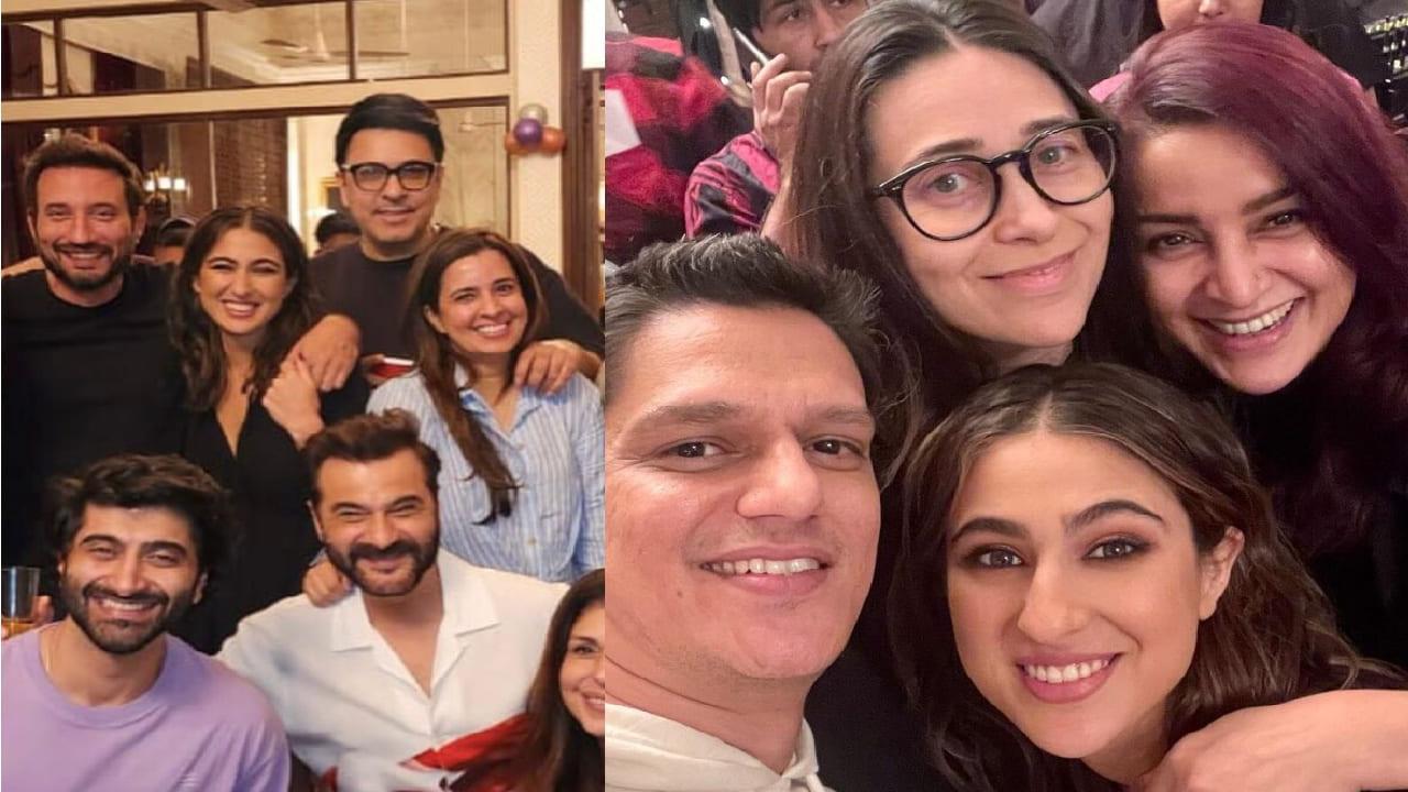 Sara Ali Khan And Karisma Kapoor Wrap The Delhi Schedule Of Homi Adajania`s Murder Mubarak, See Pics