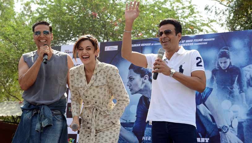 Naam Shabana: Cast promotes film at Gargi College, Delhi