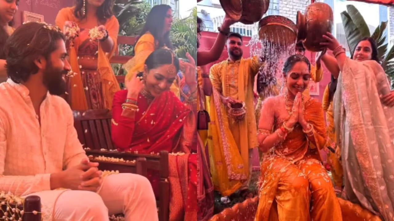 Naga Chaitanya-Sobhita Dhulipala Wedding Ceremonies Begin With A Colorful Haldi