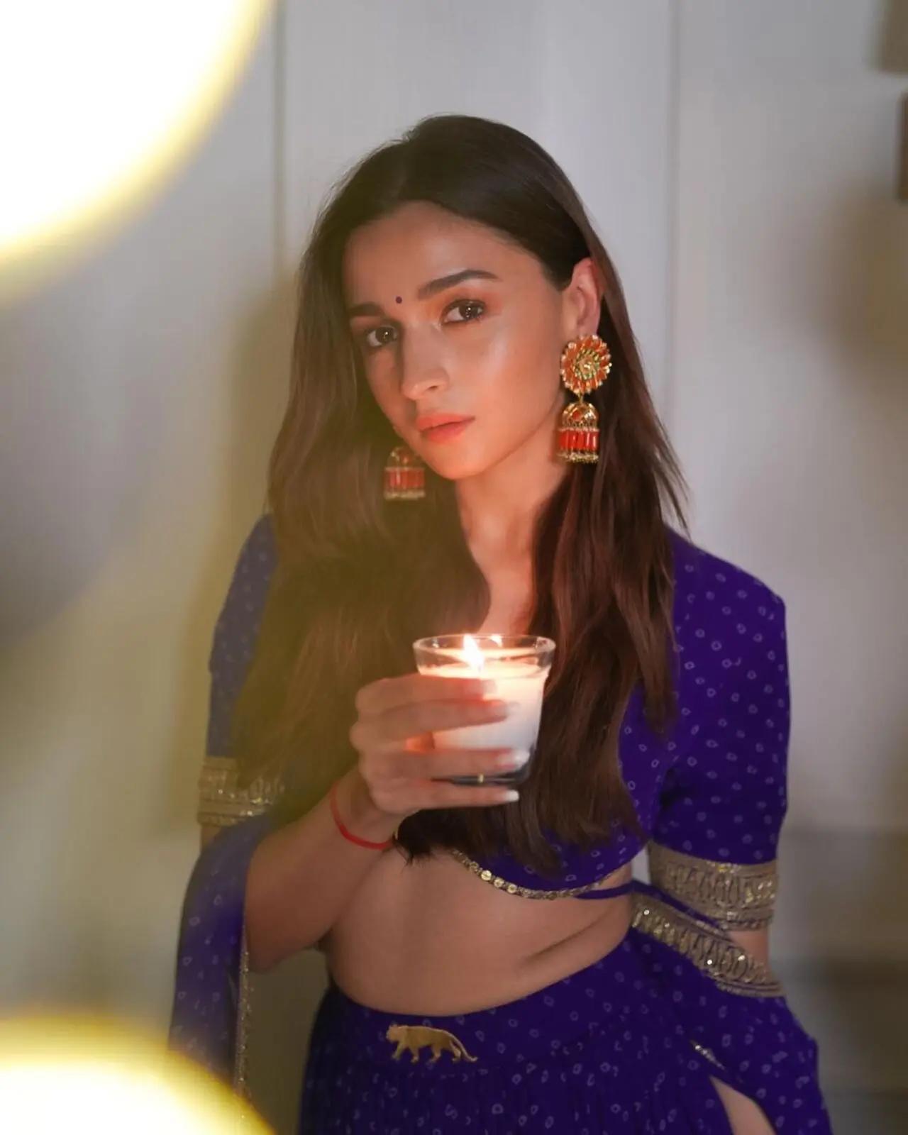 Alia Bhatt`s blue lehenga with copper jari was an instant hit and is an inspiration for all seasons
