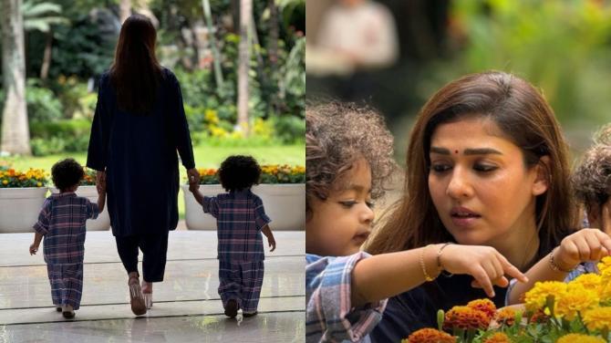 Nayanthara’s Sweet Moments with Her Sons