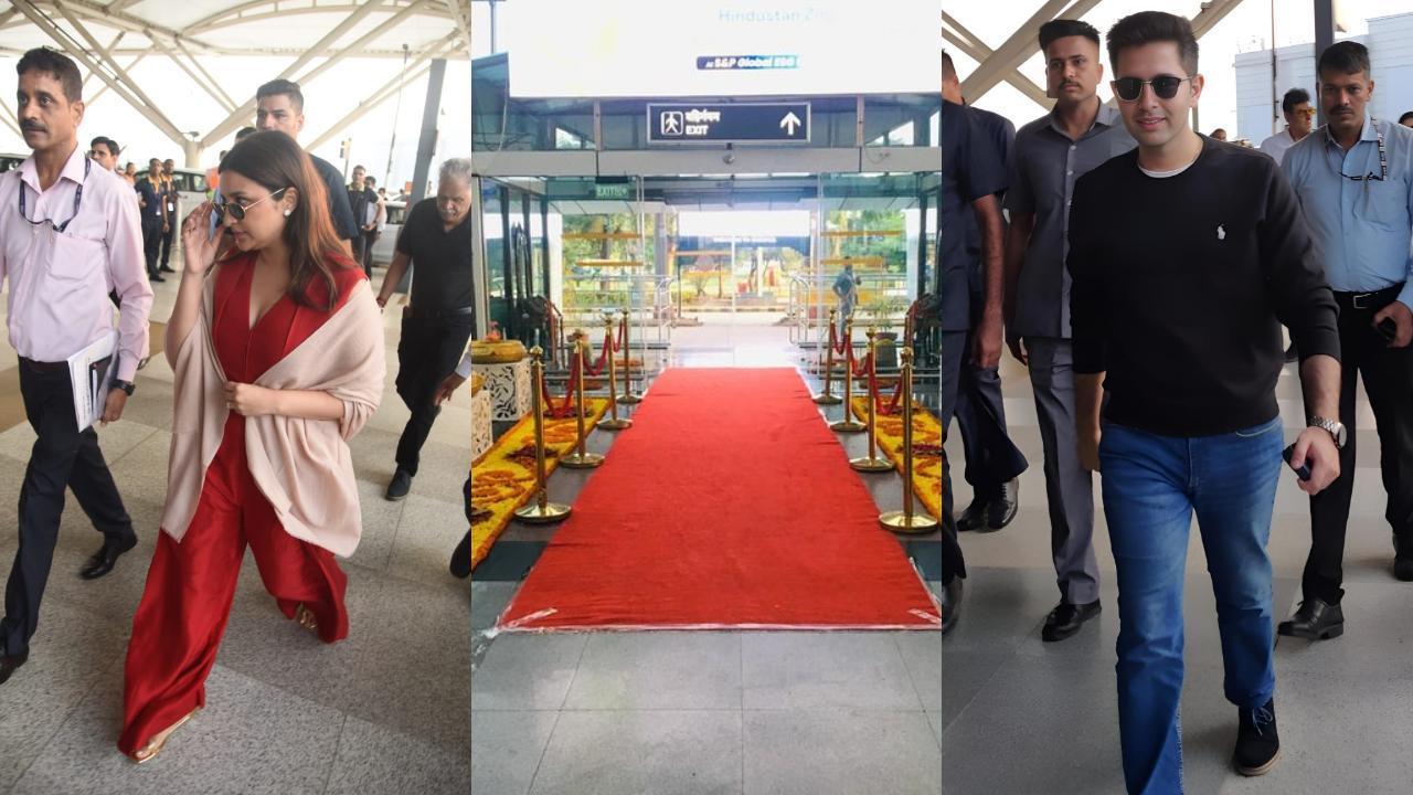 Parineeti-Raghav wedding: Udaipur airport decked up to welcome couple and guests, see pics