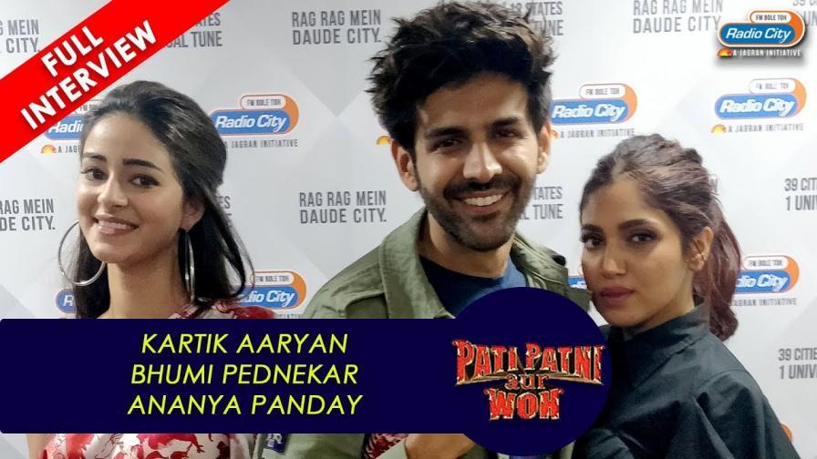 Kartik Aaryan, Bhumi Pednekar, Ananya Panday