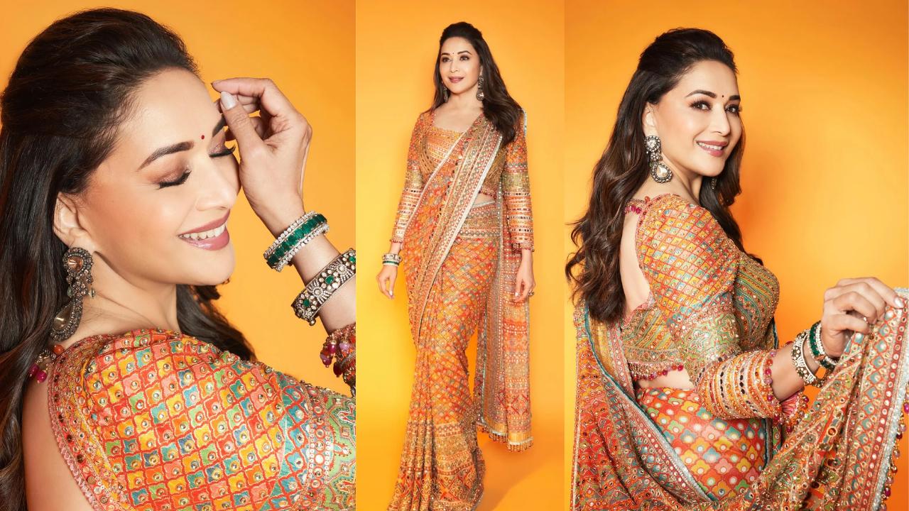 Madhuri Dixit Birthday: Times the Actress Looked Stunning in Sarees