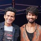 Manoj Bajpayee and Shahid Kapoor strike a pose with Raj and DK, filmmakers share picture