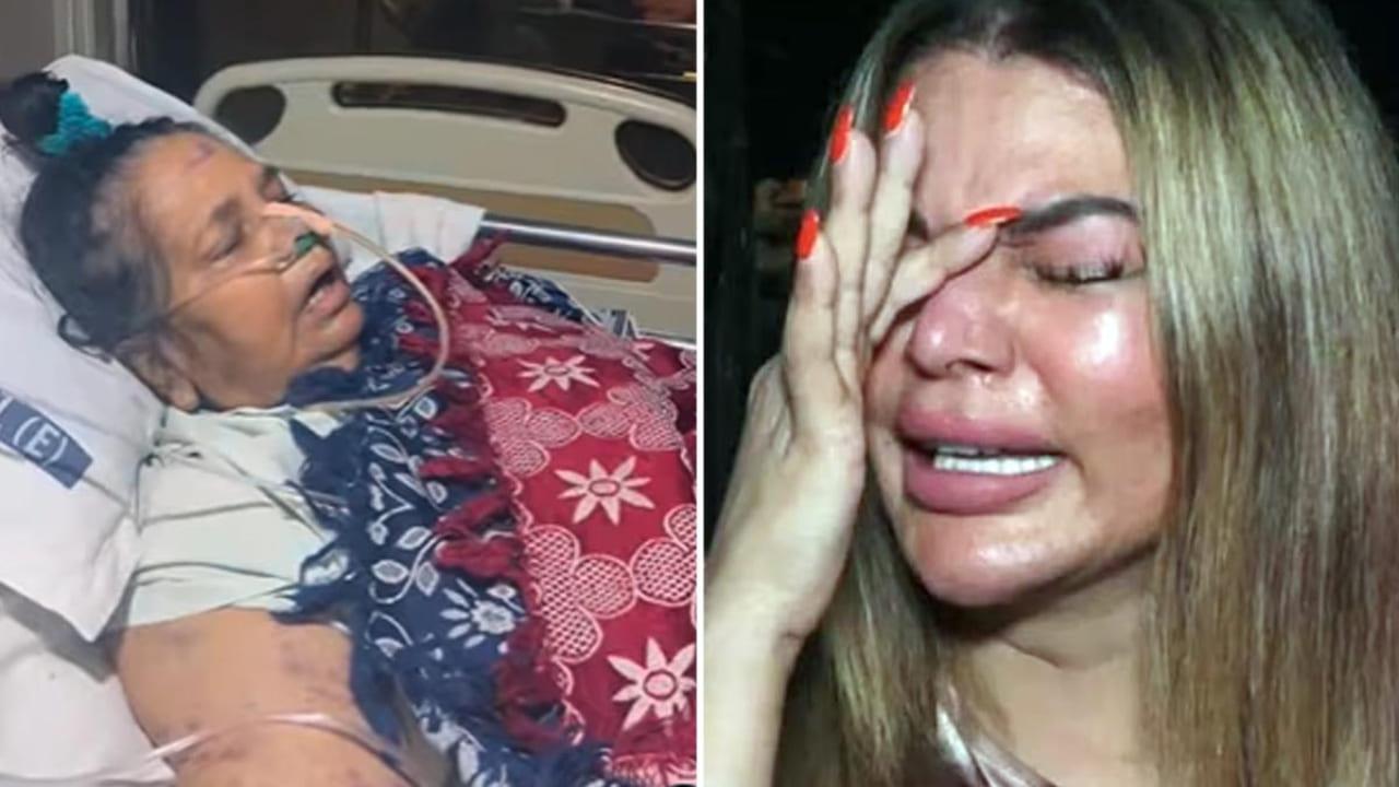 Rakhi Sawant`s Mother Dies Of Cancer; Farah Khan, Rashmi Desai, And More Arrive At The Funeral