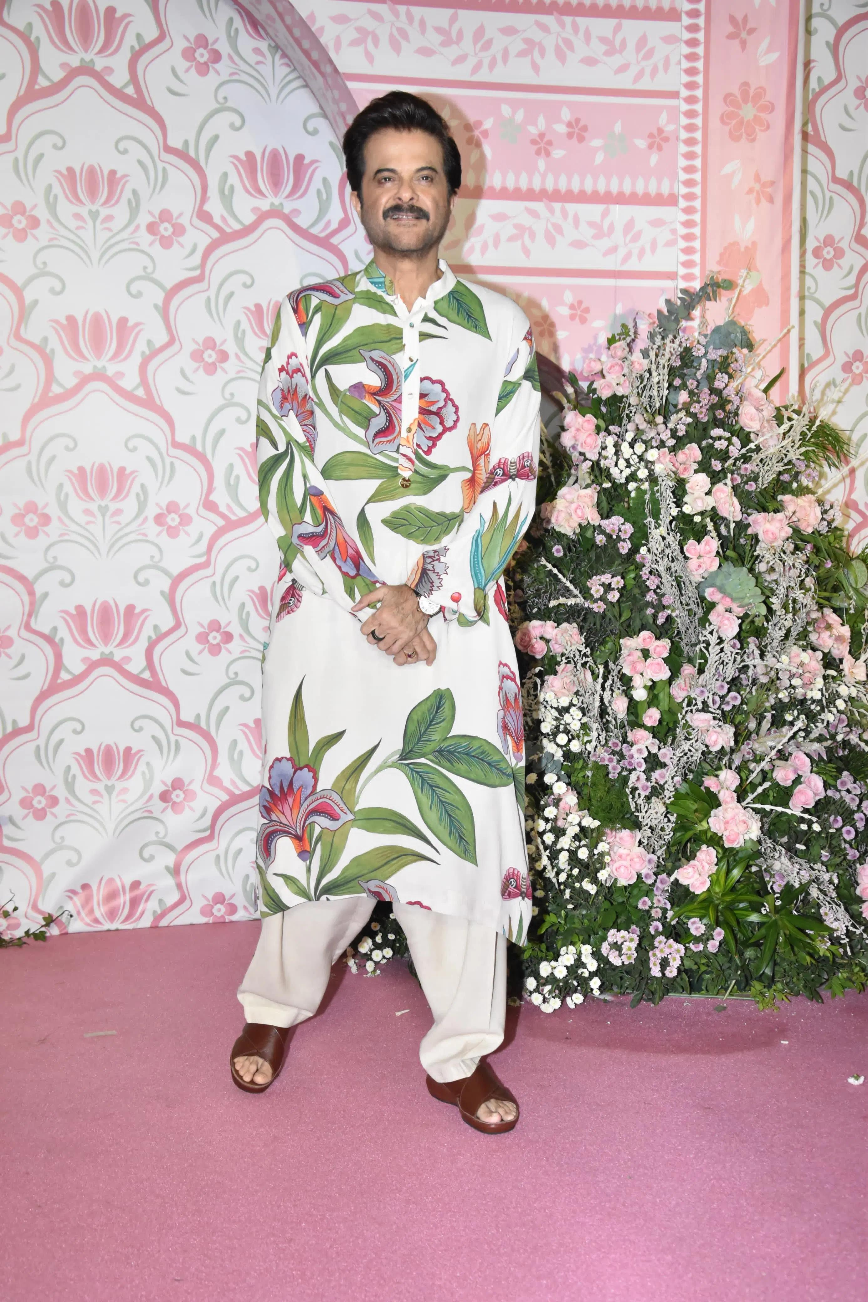 Anil Kapoor made his presence felt at the Diwali bash