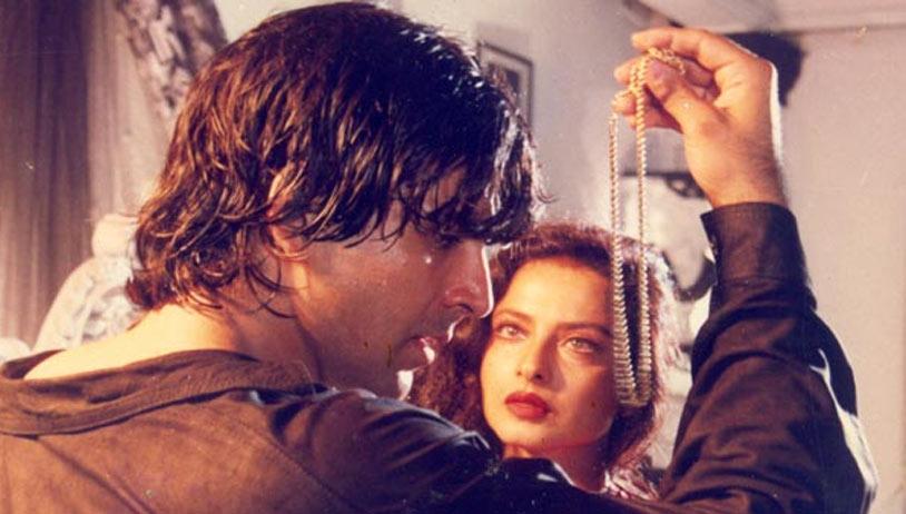 Rekha and Akshay Kumar
