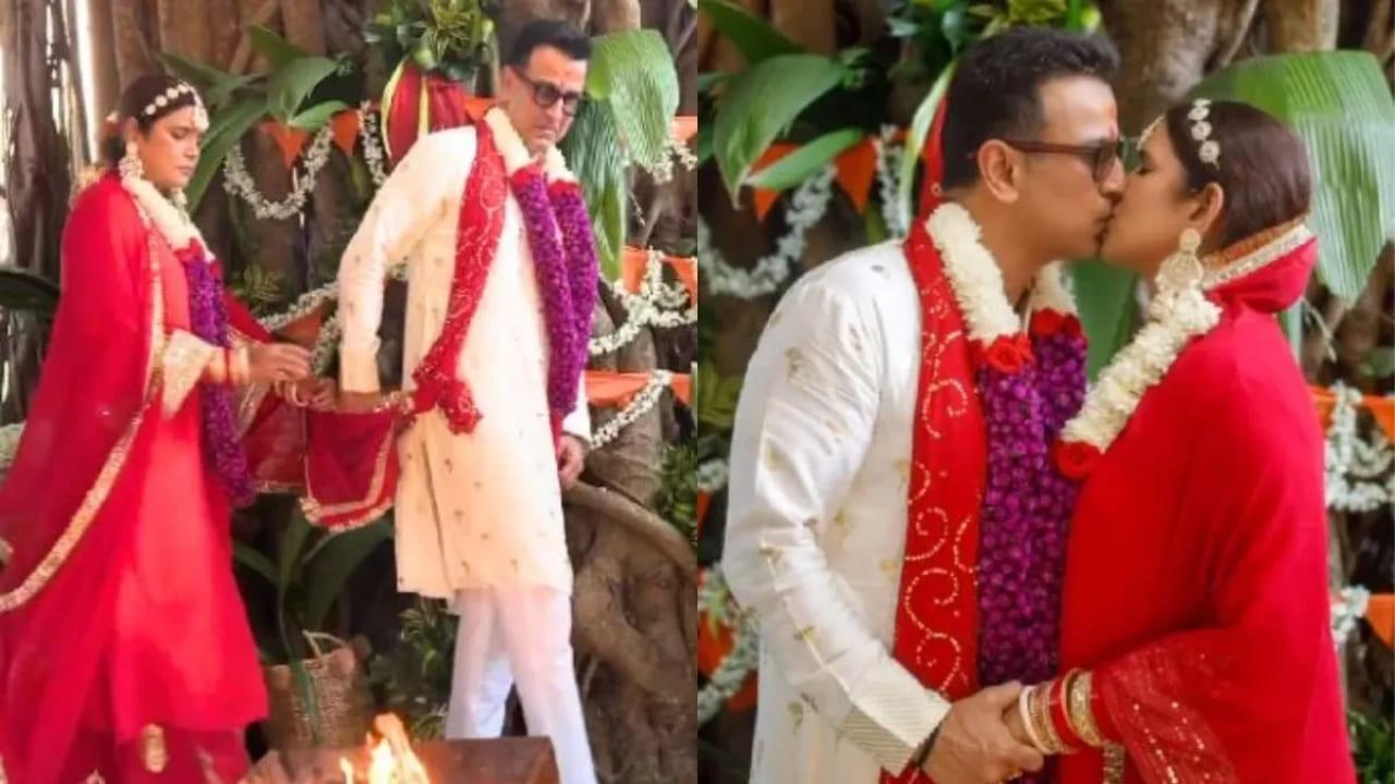 Actor Ronit Roy Remarries Wife Neelam Singh At 58, Renews Vows And Seals The Deal With A Kiss