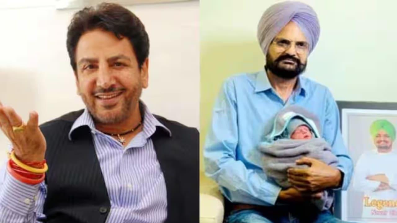Gurdas Maan Visits Sidhu Moosewala`s Parents After They Welcome A Baby Boy At 58