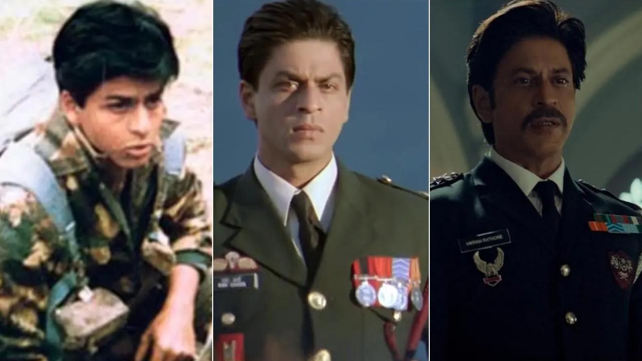 7 Times Shah Rukh Khan Embraced the Valor of Indian Armed Forces On Screen