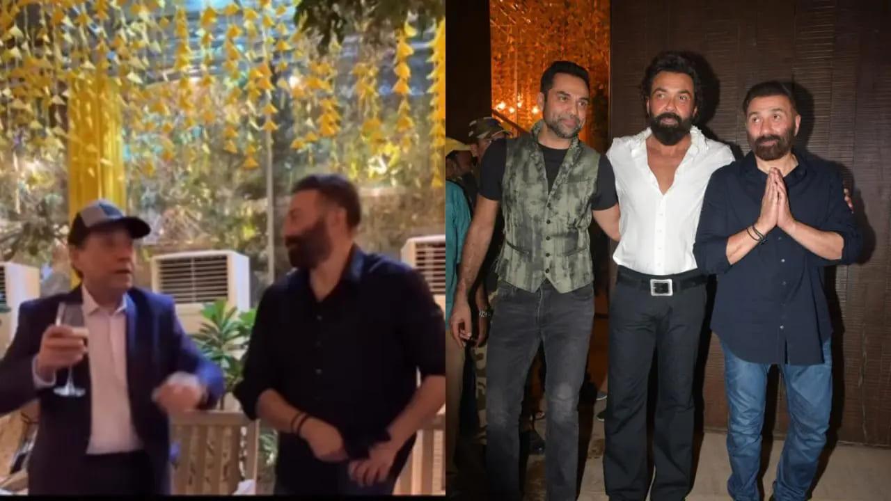 Watch! Sunny Deol Dances His Heart Out At Son Karan Deol`s Pre-Wedding Celebration