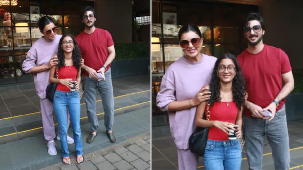 Amidst Dating Rumors, Sushmita Sen Goes Shopping With Ex-Boyfriend Rohman Shawl And Daughter Alisah
