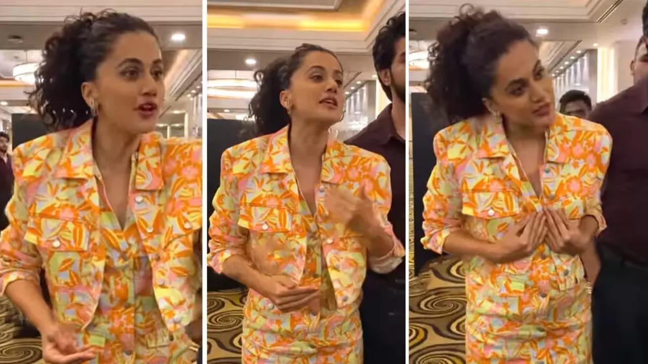 Taapsee Pannu Vs Paparazzi: The Actress Gets Into A Heated Argument Amidst Dobaaraa Promotions