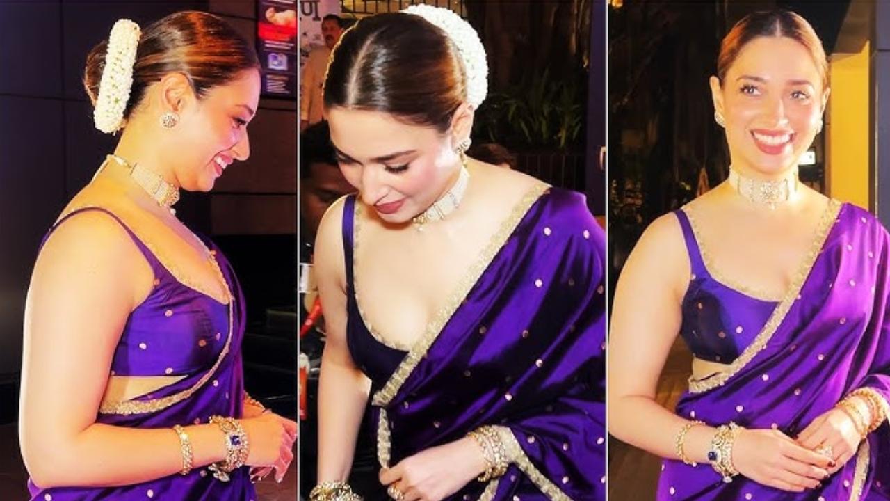 Grace & Glamour: Tamannaah Saree Mirrors Her Versatile Life & Timeless Elegance