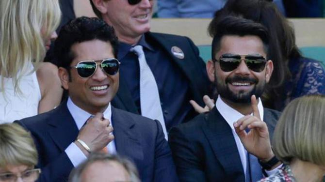 8 Heartwarming Pictures Of Virat Kohli And Sachin Tendulkar