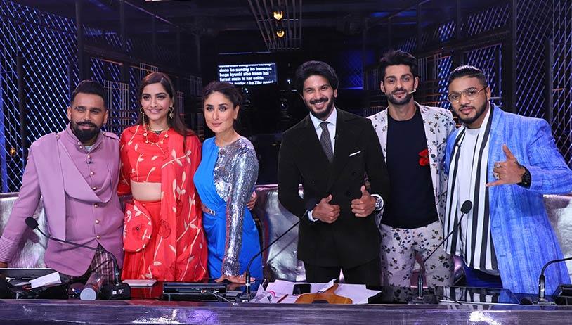 Sonam K Ahuja and Dulquer Salmaan promote The Zoya Factor on the sets of Dance India Dance
