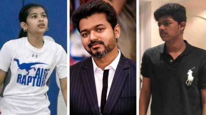 Thalapathy Vijay`s Kids