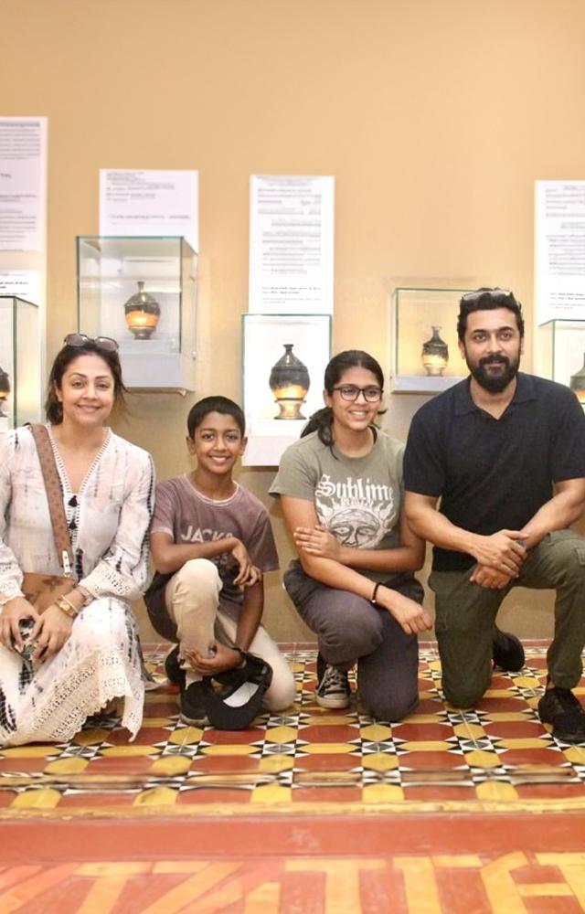 Capturing Jyothika with her loved ones in a single frame