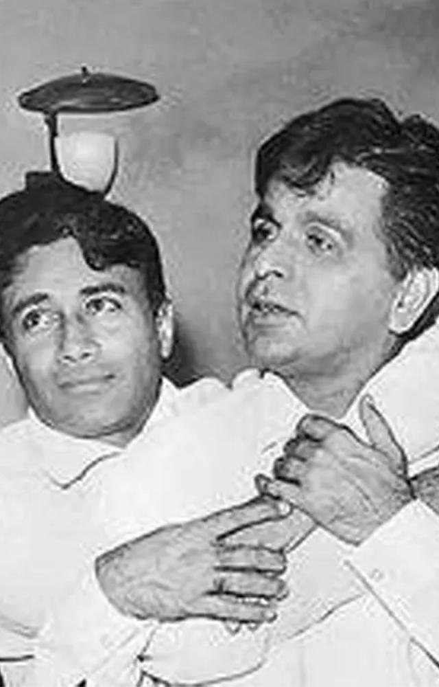 Dilip Kumar with Dev Anand