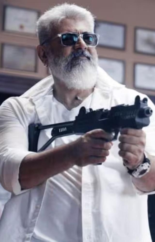 Ajith`s last film, Good Bad Ugly, had a dialogue that resembled the one from Yash`s film, which goes, 'Violence, violence, I love violence.”