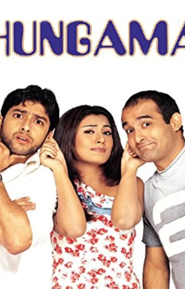 Hungama (2006): It is a remake of Priyadarshan`s own 1984 Malayalam film `Poochakkoru Mookkuthi` which itself was based on Telugu movie `Gopal Rao Gari Ammayi`.