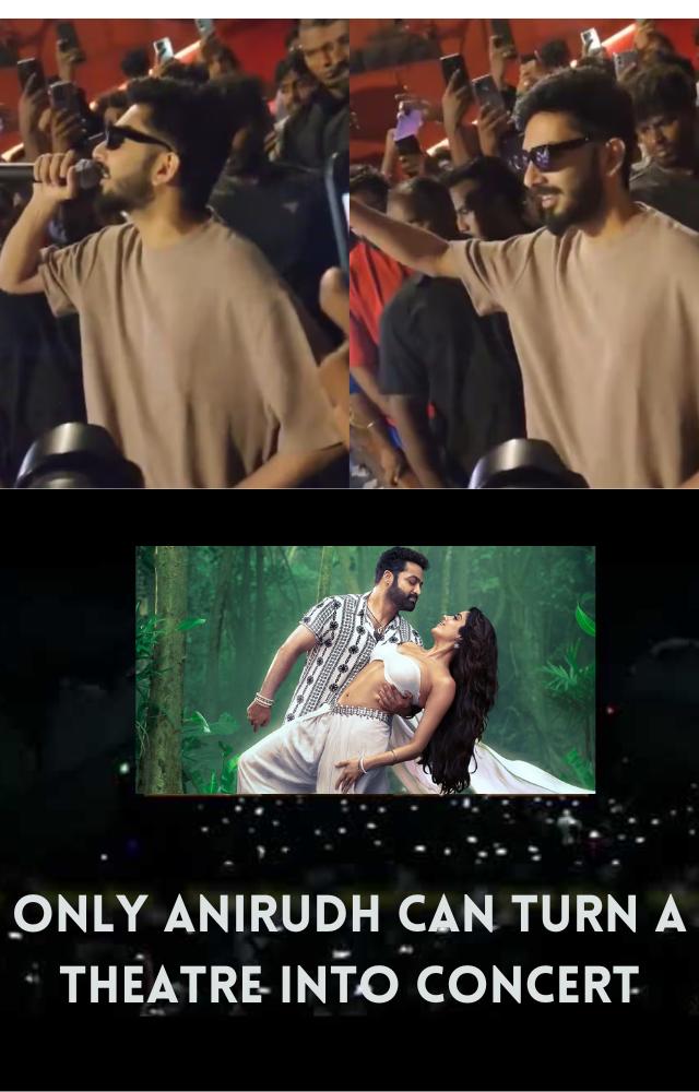 Anirudh Turns Theatre into a Concert
