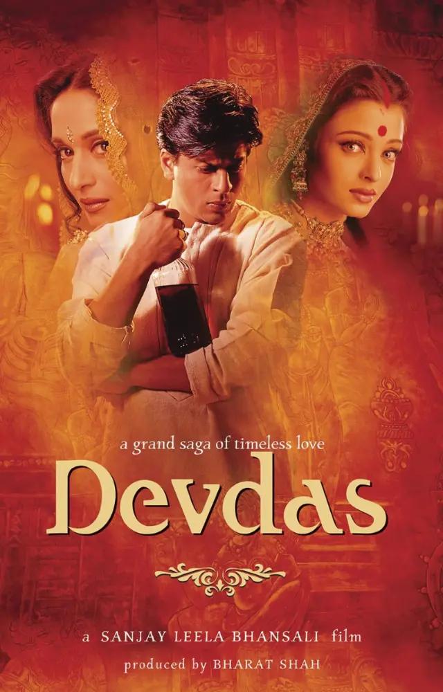 This was SLB`s interpretation of the 1917 novel Devdas by Sarat Chandra Chattopadhyay. The film stars SRK, Aishwarya Rai and Madhuri Dixit in prominent roles