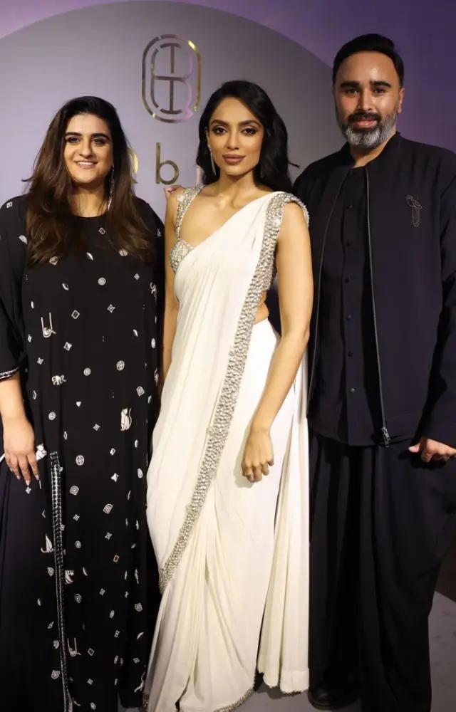 Sobhita was at the launch of designers Vrinda Sachdev and Gurinder Singh`s Qbik flagship store in Hyderabad.
