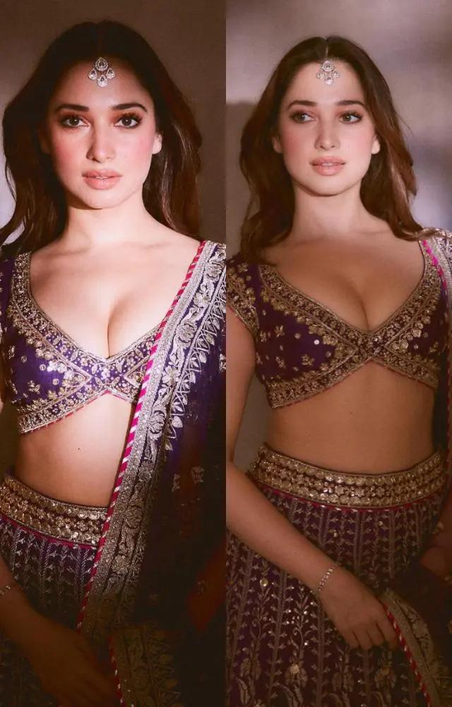 Tamannaah`s Chic Lehenga Look
