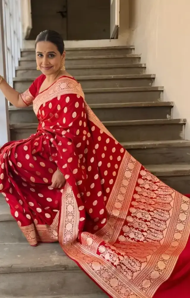 Vidya Balan dazzles in exquisite sarees