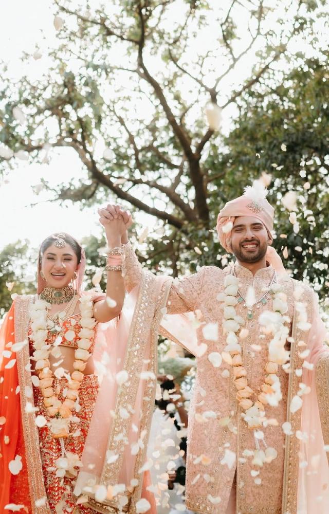 On Thursday, the couple took to social media and shared their first picture as newlyweds. Sharing a joint post, their caption reads, 'Tu hi mera ghar.'