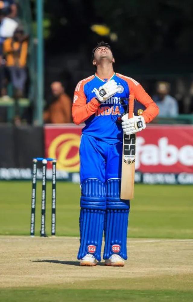 He broke several records with his terrific performance of scoring a scintillating 135 off 54 balls against England in the 5th T20I.