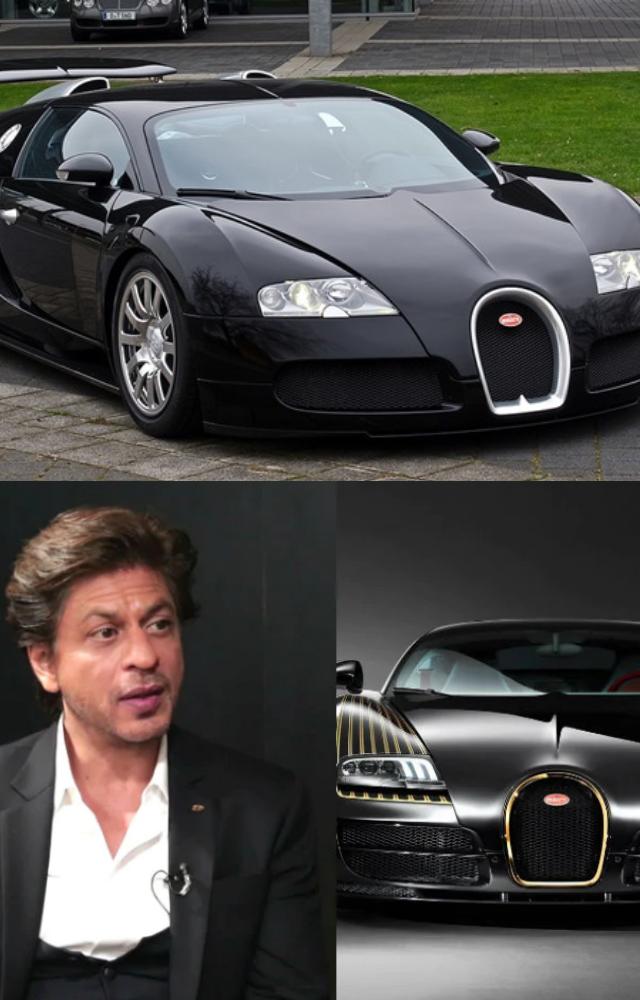 Bollywood`s King Khan owns a luxurious Bugatti Veyron, recognized as one of the world’s fastest cars, with a price tag of about 12 crores.