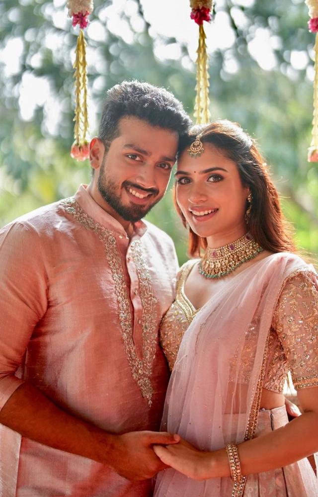 Couple Kalidas Jayaram and Tarini Kalingarayar looks Stunning!