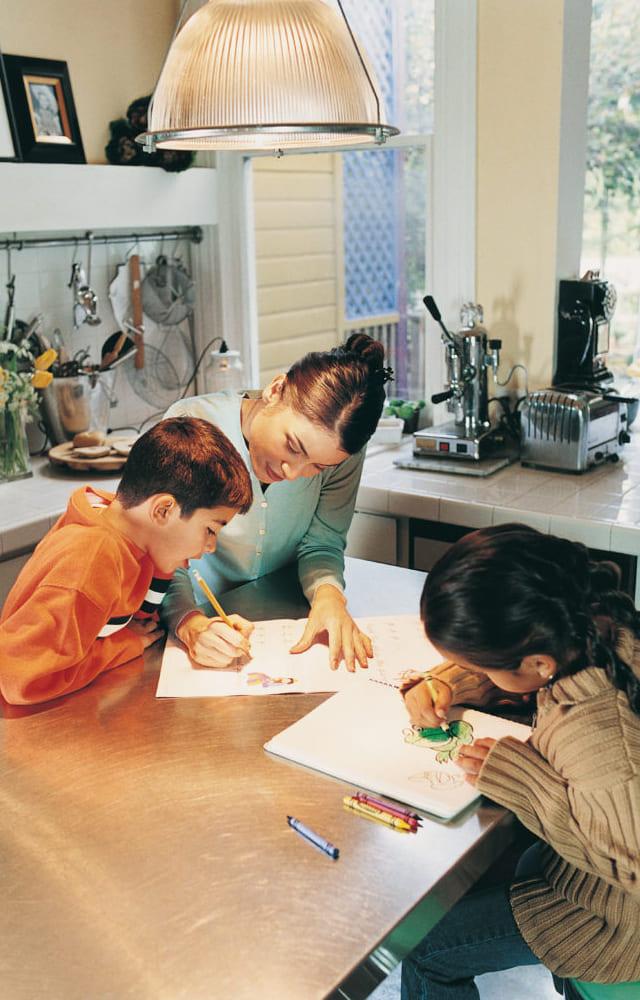 Compartmentalize daily tasks into manageable pieces to help remind your child to do their everyday chores. One tip could be color-coding everyday tasks.
