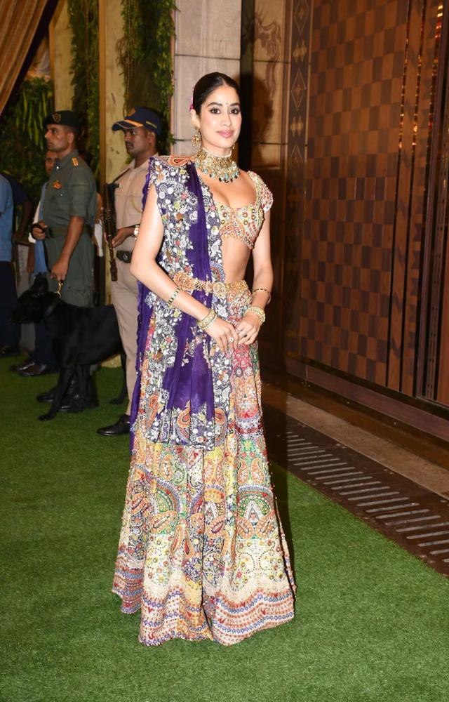 The Ambanis held a Shiv Shakti Puja ahead of the grand Anant Radhika wedding. Janhvi Kapoor looked elegant in a heavy lehenga ensemble.
