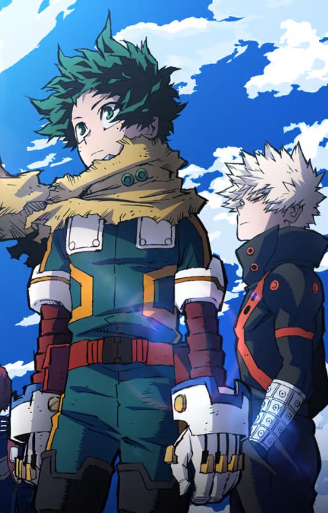 Izuku wants to become a hero despite being born without a Quirk. Eventually, he receives a powerful Quirk and the opportunity to study at a prestigious academy.