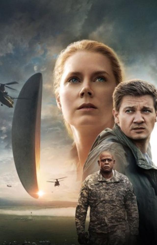 An expert linguistic is responsible for determining if the aliens landed around the world are here to offer peace or pose a threat to the planet.