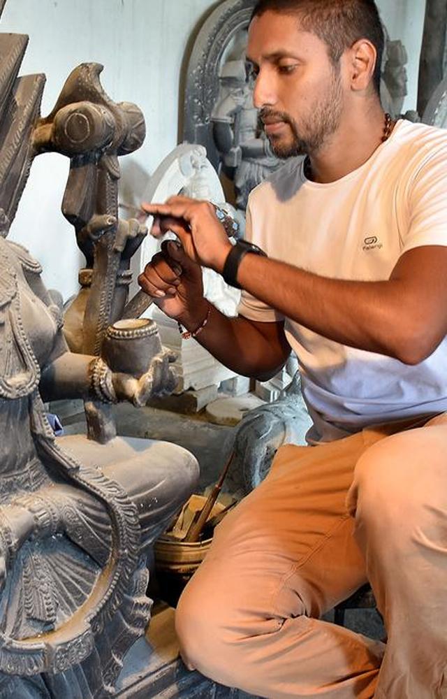 Mysuru-based artist Arun Yogiraj has crafted The 51-inch Rama Lalla idol. The new idol of Lord Ram will be placed inside Ayodhya`s Ram Janmabhoomi temple 