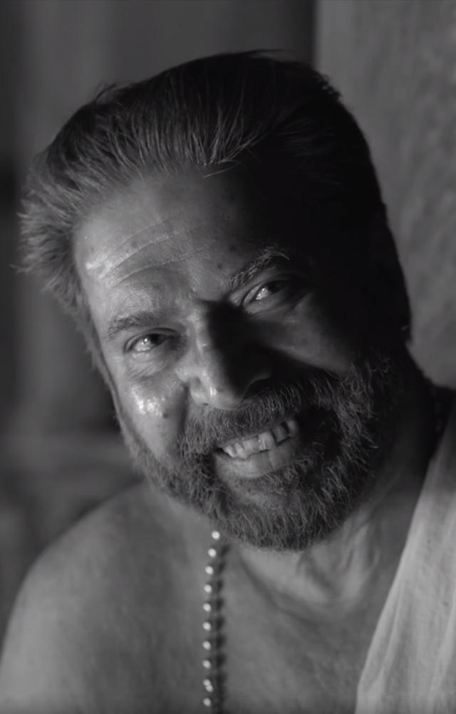First look teaser of Bramayugam was released on Mammotty`s 72nd birthday and featuring a sinister monochrome image was viral on social media